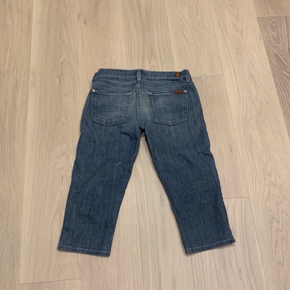7 for all mankind cropped jeans - Picture 5 of 6